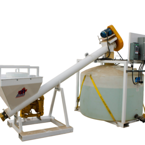 Portable water mix station manufactured by Multicrete.